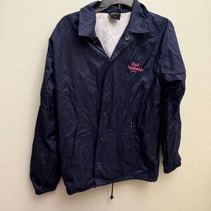 HUF mens jacket Navy and White  1